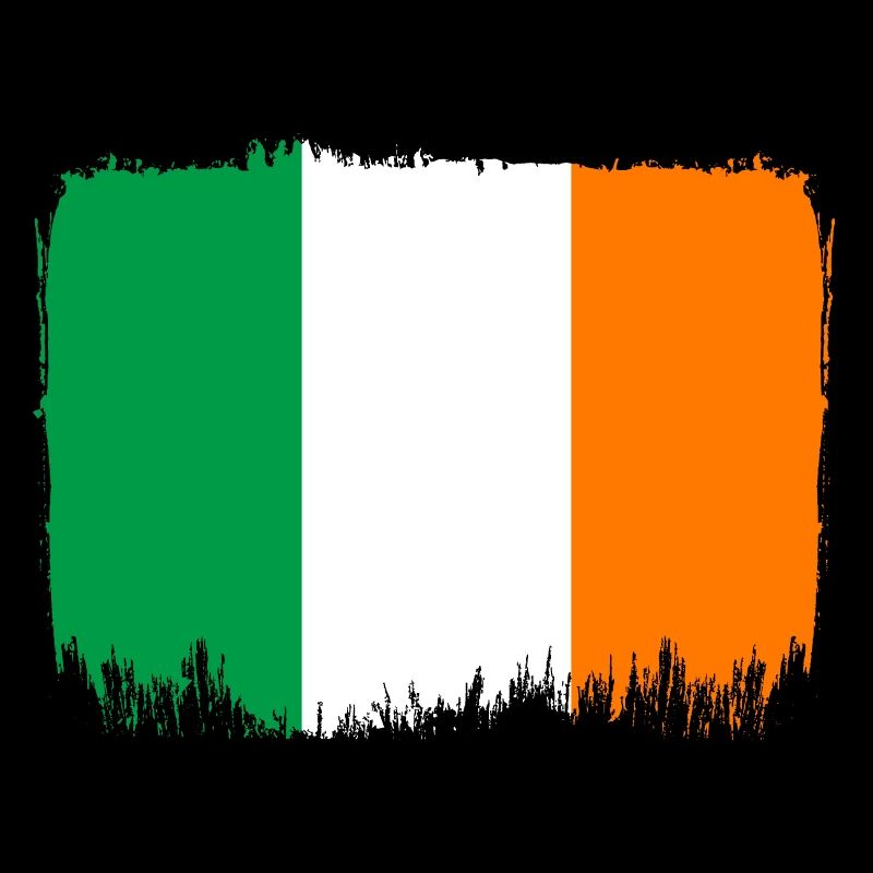 Drapeau de l’Irlande Vintage drapeau irlandais Dublin