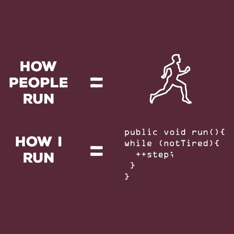 Software developer runner