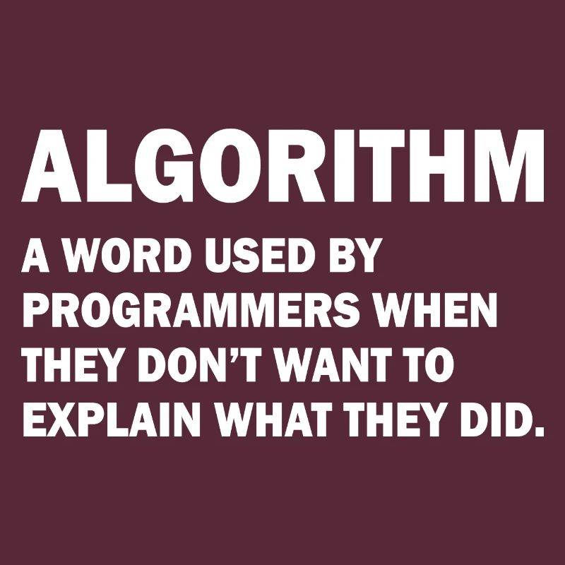 Algorithm Admin Informatik Nerd Programming