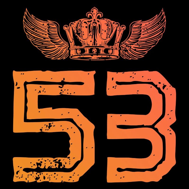 53 Number crown
