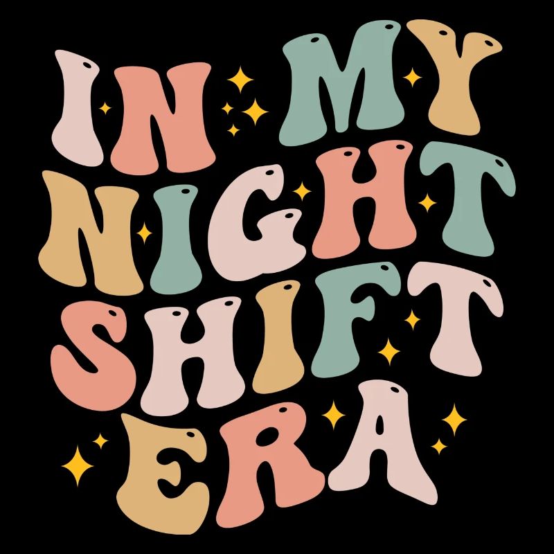 In My Night Shift Era Retro Night Shift - Nurse
