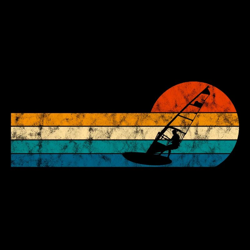 Windsurfer Windsurfing Surf rétro