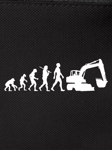 Bagger Evolution Silhouette Geschenk