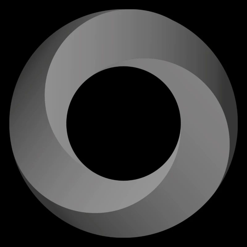 Twisted Circle Grey