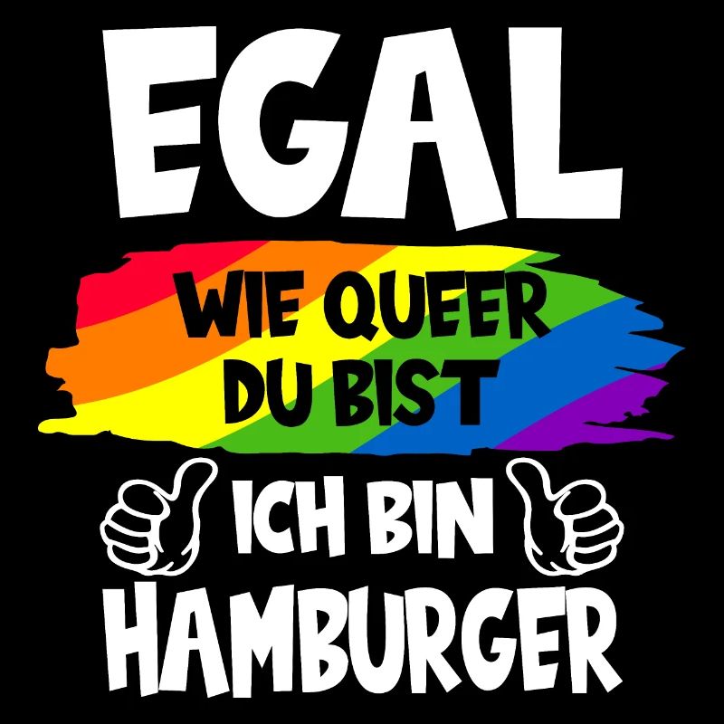 HAMBURG QUEER LGBT HAMBURGER REGENBOGENFAHNE