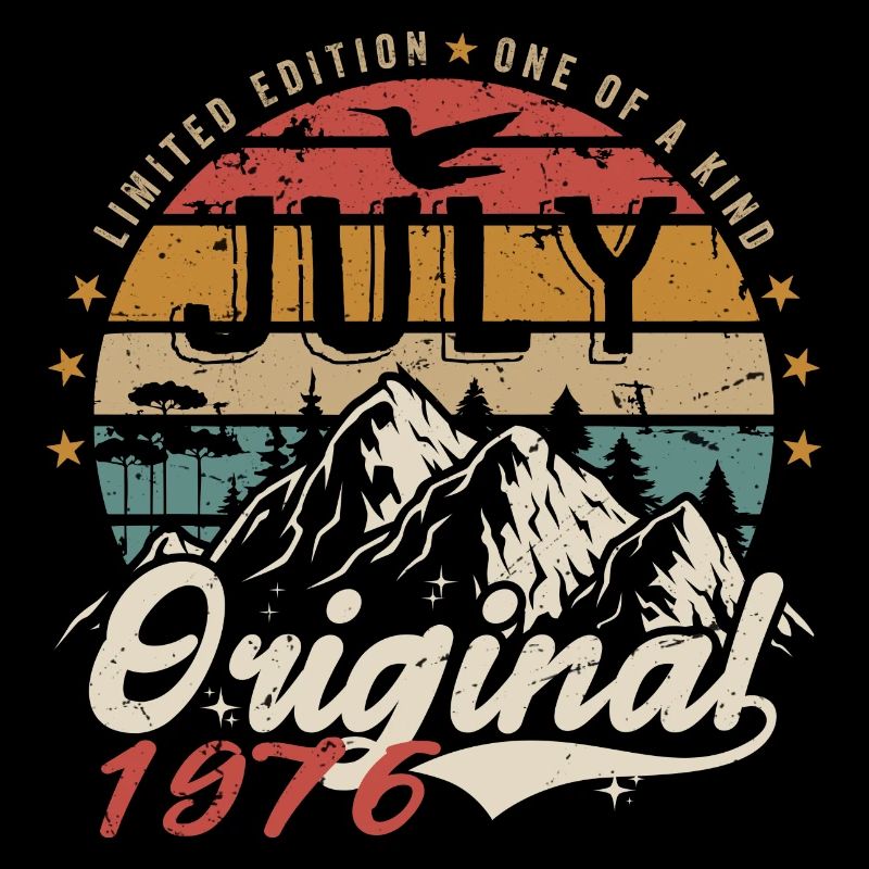 Juli 1976 | Ursprünglicher Geburtstag Juli 1976