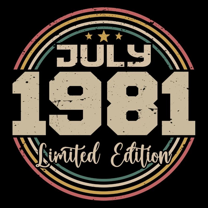 1981 Birthday July 1981 Gift July 1981