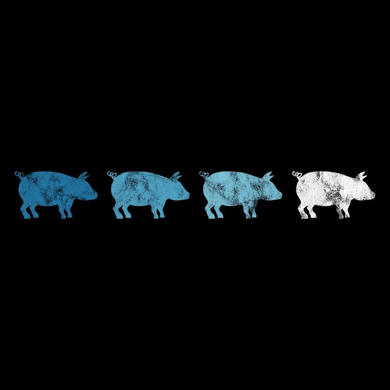 Pigs Farmer Retro Pig Pigs Sau Eber