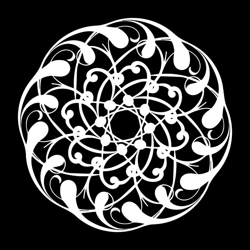 Blumen Mandala Geometrisch