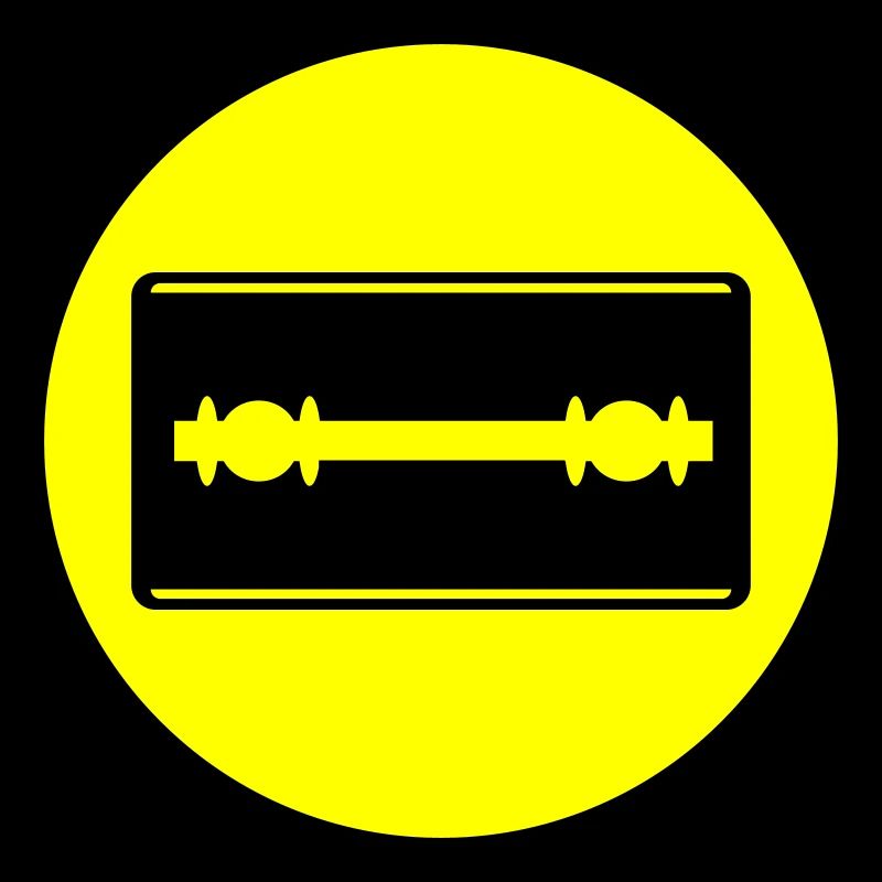 Razor Blade Icon Circle