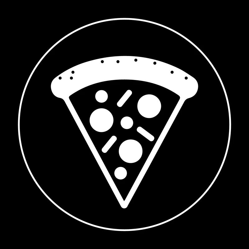 Pizza Icon Kreis
