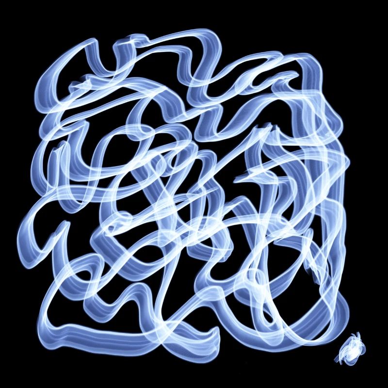Abstraktes Blau