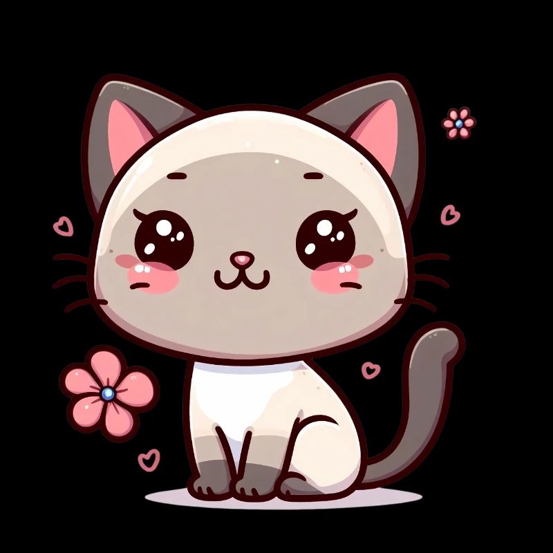 Kawaii Siamesisch 2