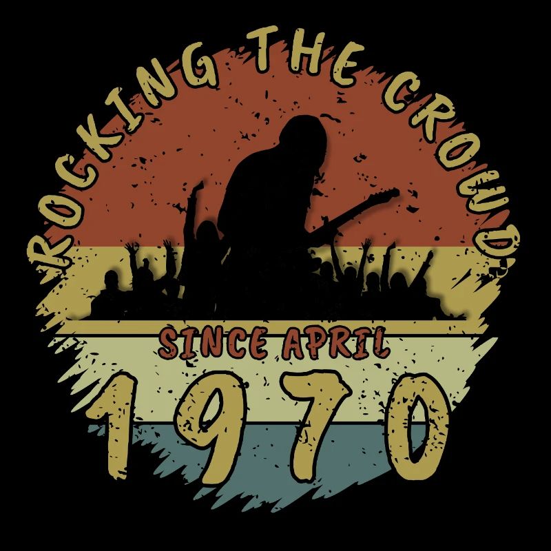 55th Birthday Rocking the crowd GIT 04/1970