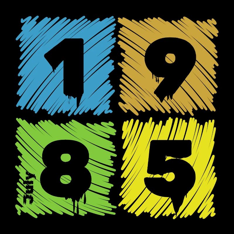 40th Birthday Colored Patches since 07/1985
