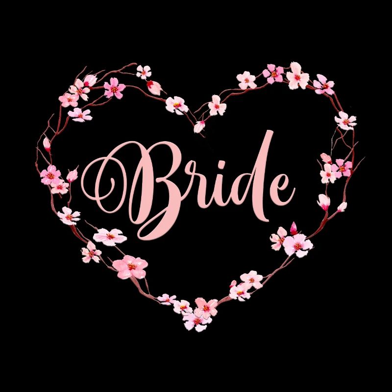 Kirschblüten Herz Team Bride 1