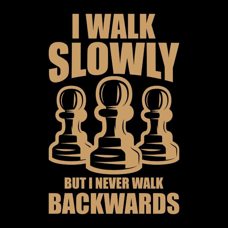 Slowly backwards gift chess brain teaser