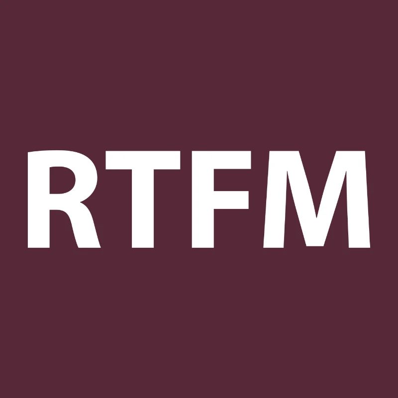 Rtfm Programming Computer Science Gift