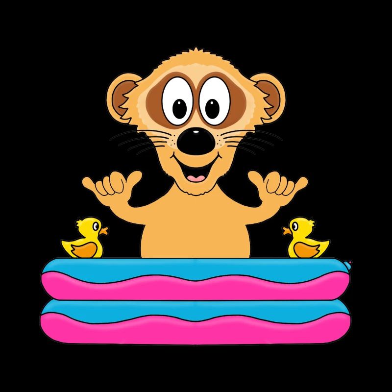 ERDMÄNNCHEN - POOL - SHAKA - SOMMER - TIERISCH