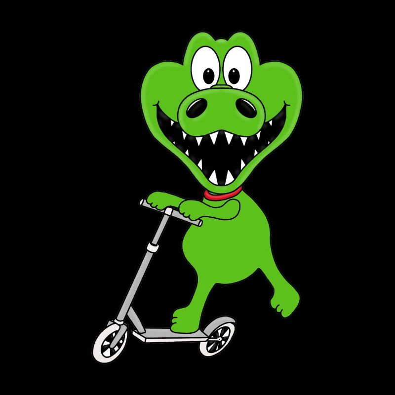 KROKODIL - ROLLER - TIER - TIERISCH