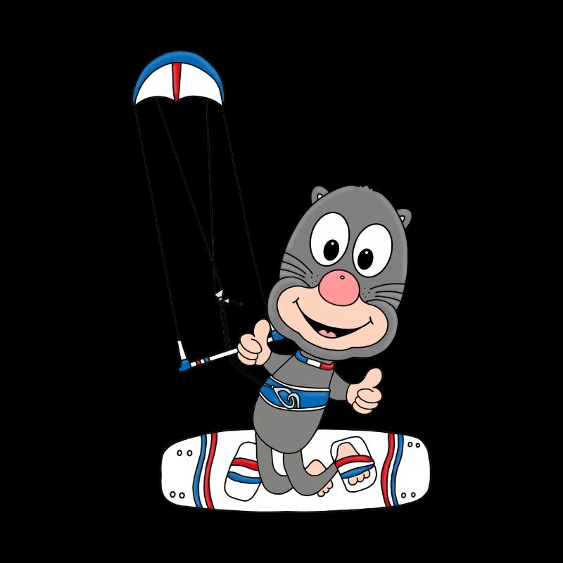 MAULWURF - KITE - KITER - KITEN - KITESURFER