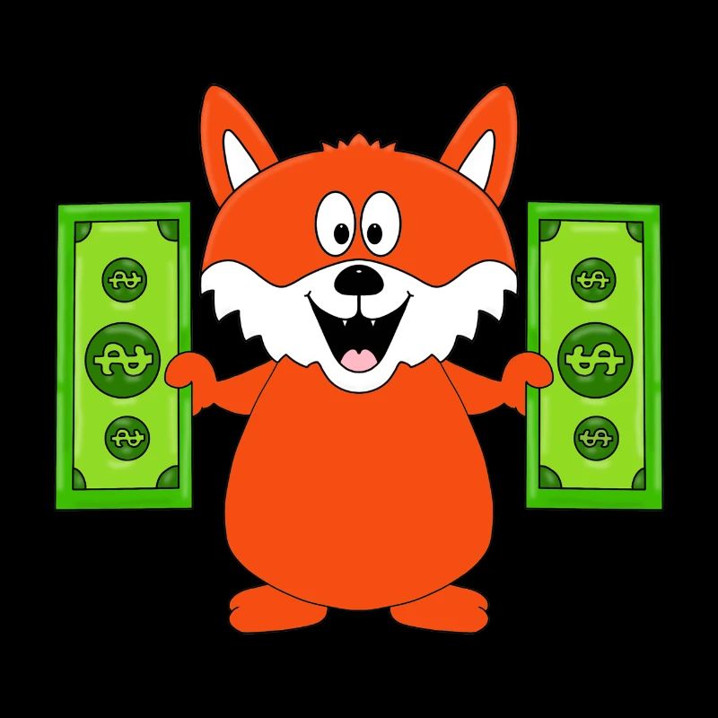 FUCHS - SPARFUCHS - GELD - GELDSCHEINE - TIER