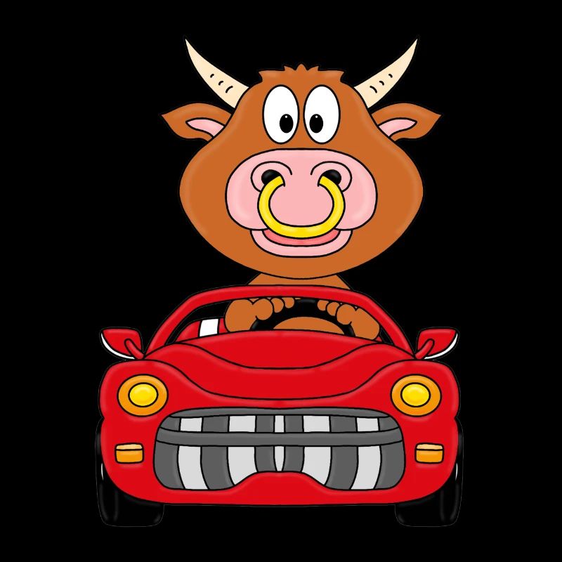 BULLE - RIND - STIER - KUH - AUTO - TIER