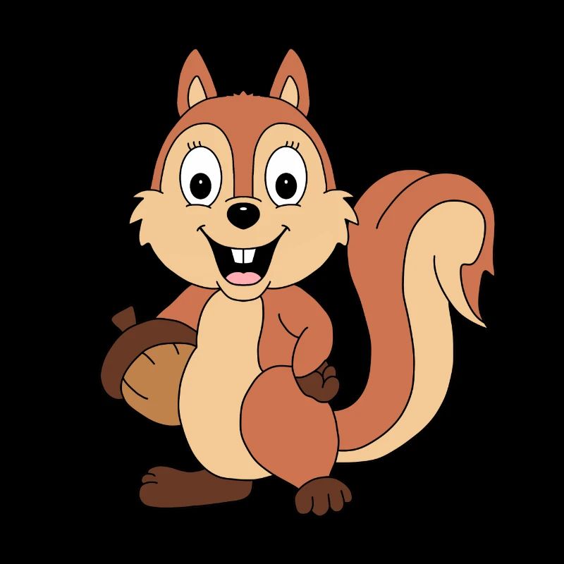 EICHHÖRNCHEN - EICHEL - TIER - TIERISCH - TIERISCH