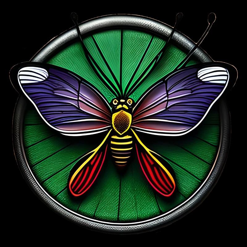 Mouche multicolor