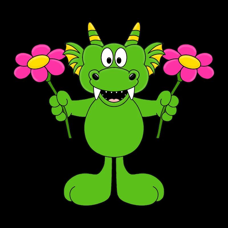 BLUMEN - LIEBE - DRACHE - GESCHENK - GARTEN