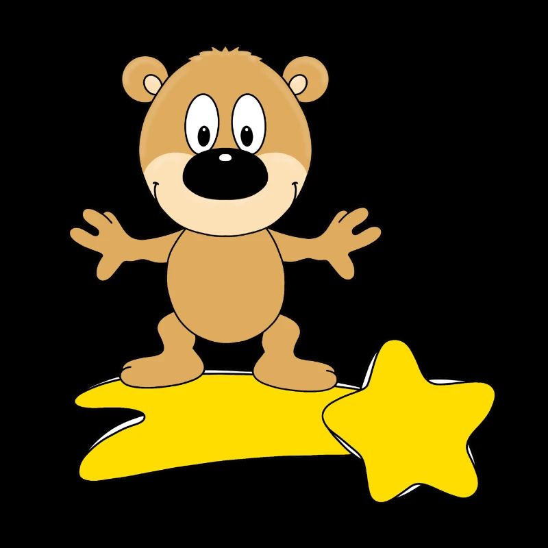 STERNSCHNUPPE - SURFER - TEDDY - BÄR - TEDDYBÄR