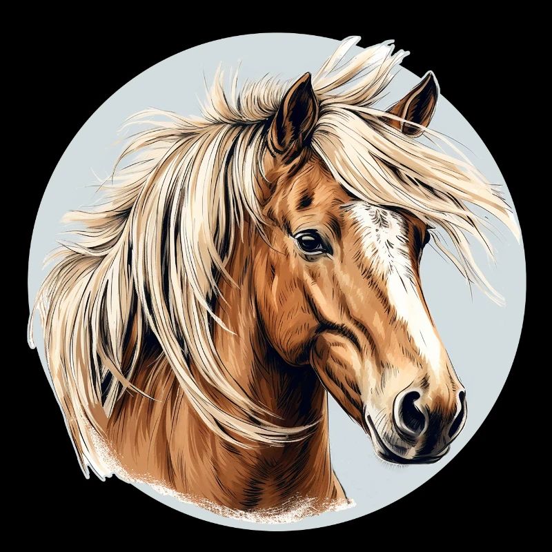 Cheval Haflinger