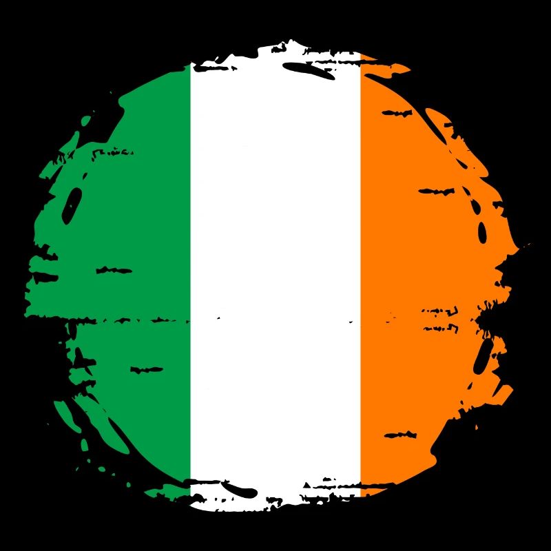 Drapeau de l’Irlande Vintage drapeau irlandais Dublin