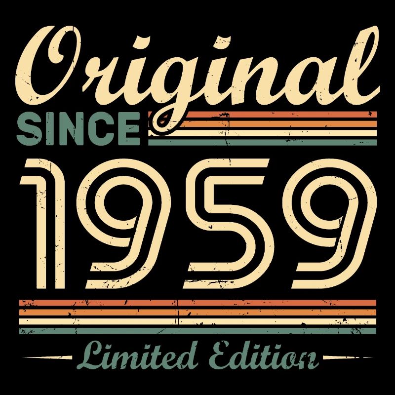 Original 1959 Vintage Retro Geburtstagsgeschenk
