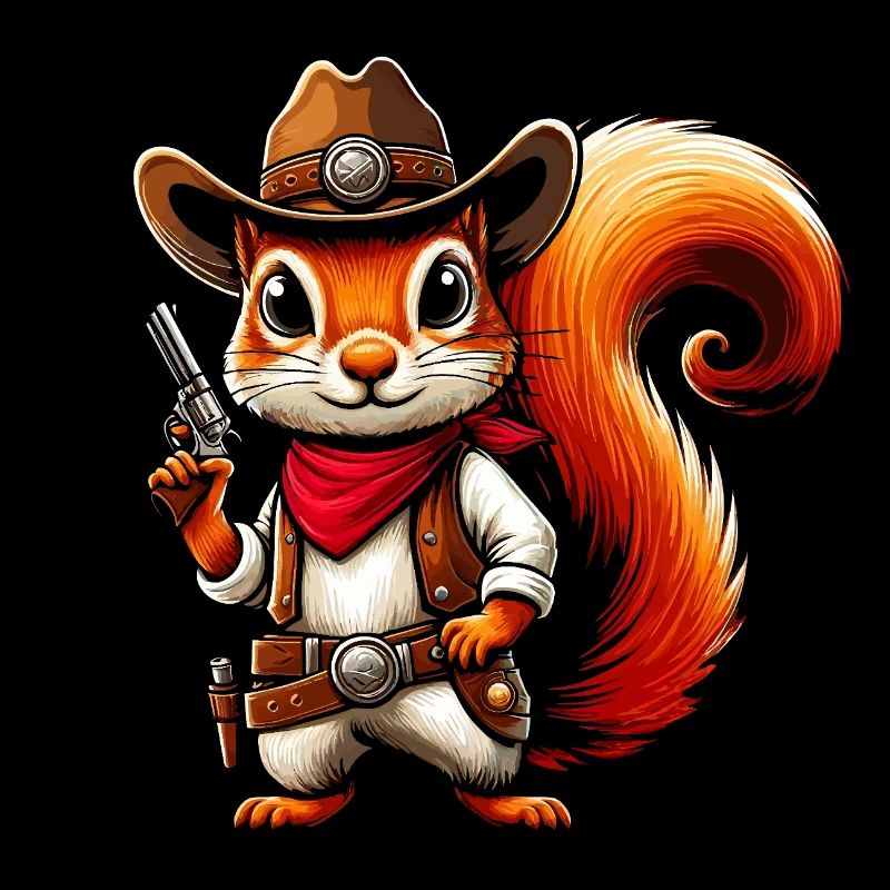 Cowboy Eichhoernchen