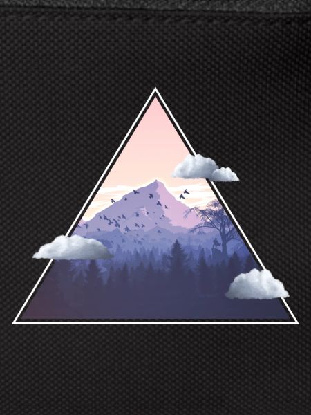 Mountain with clouds