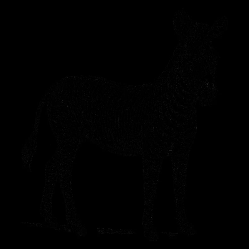 Zebra schwarz weiß