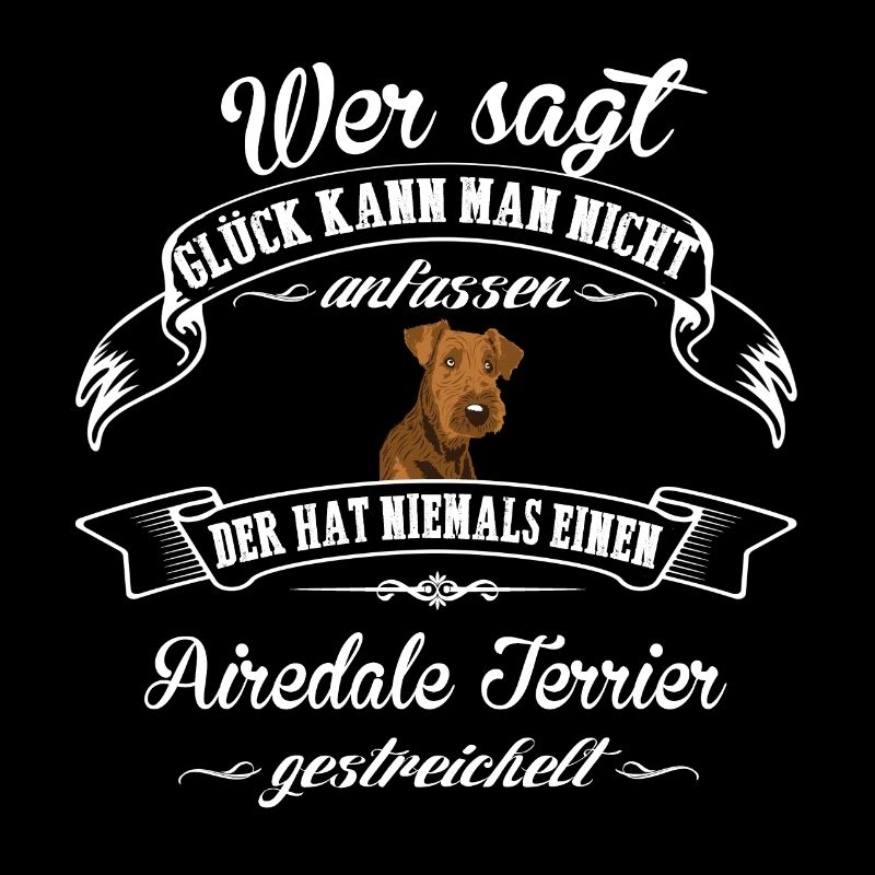 Airedale Terrier Glück