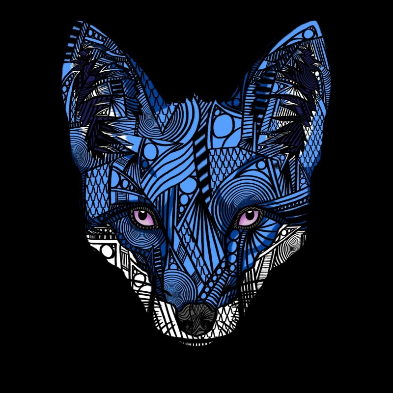 blue fox