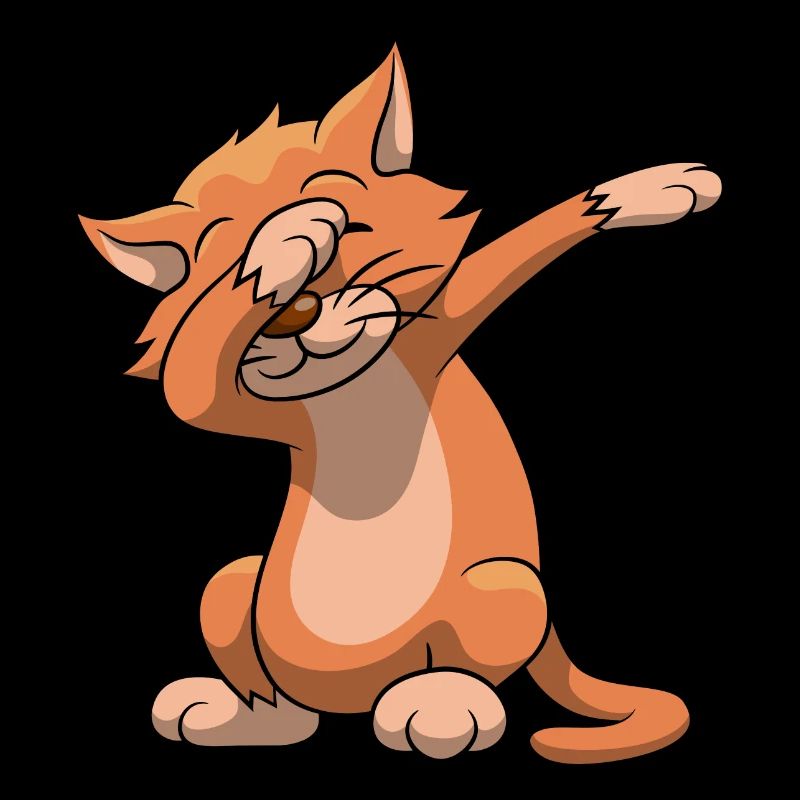 danse dab Chat drôle de cadeau d'anniversaire