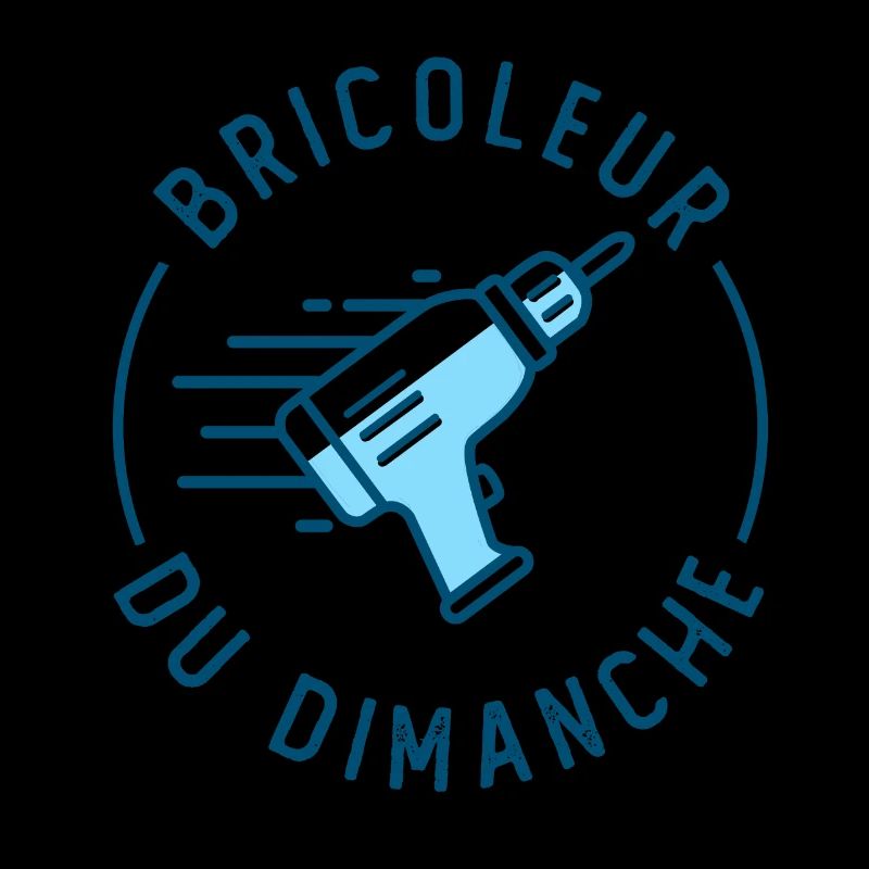 BRICOLEUR du DIMANCHE tshirt humour papa papi