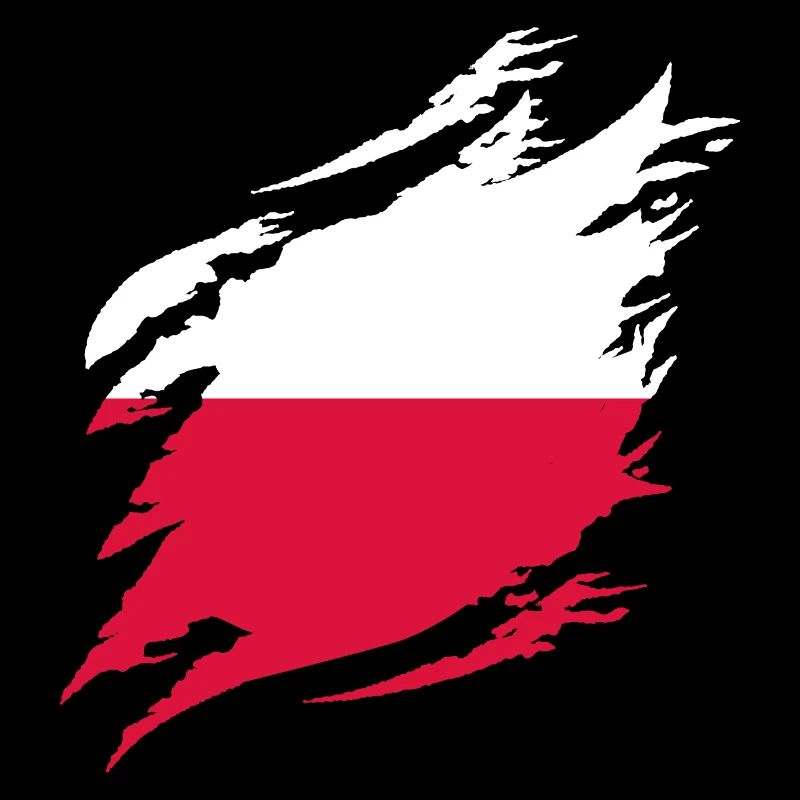 Drapeau de Pologne utilisé Look Polska Drapeau polonais