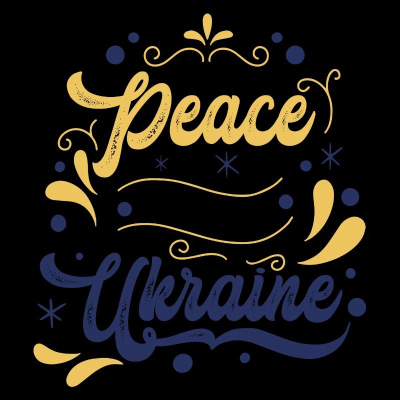 Message de paix Ukraine Illustration