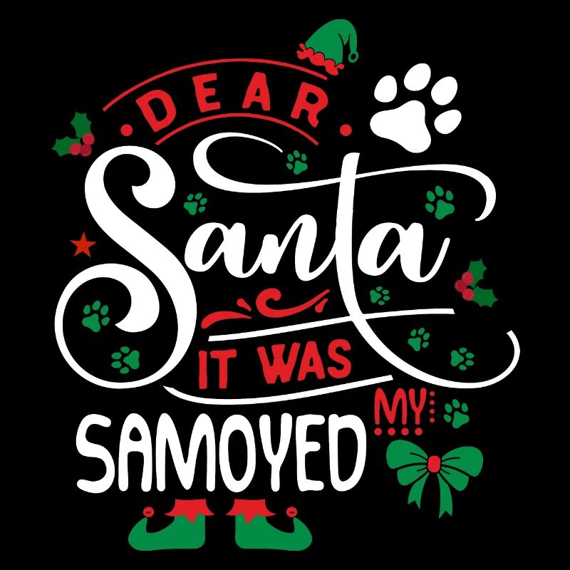 Weihnachten Hund Hunderasse Samoyed