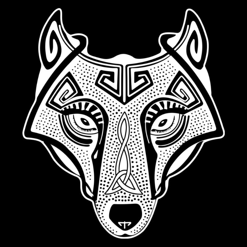 Loup viking Fenrir valhalla blanc