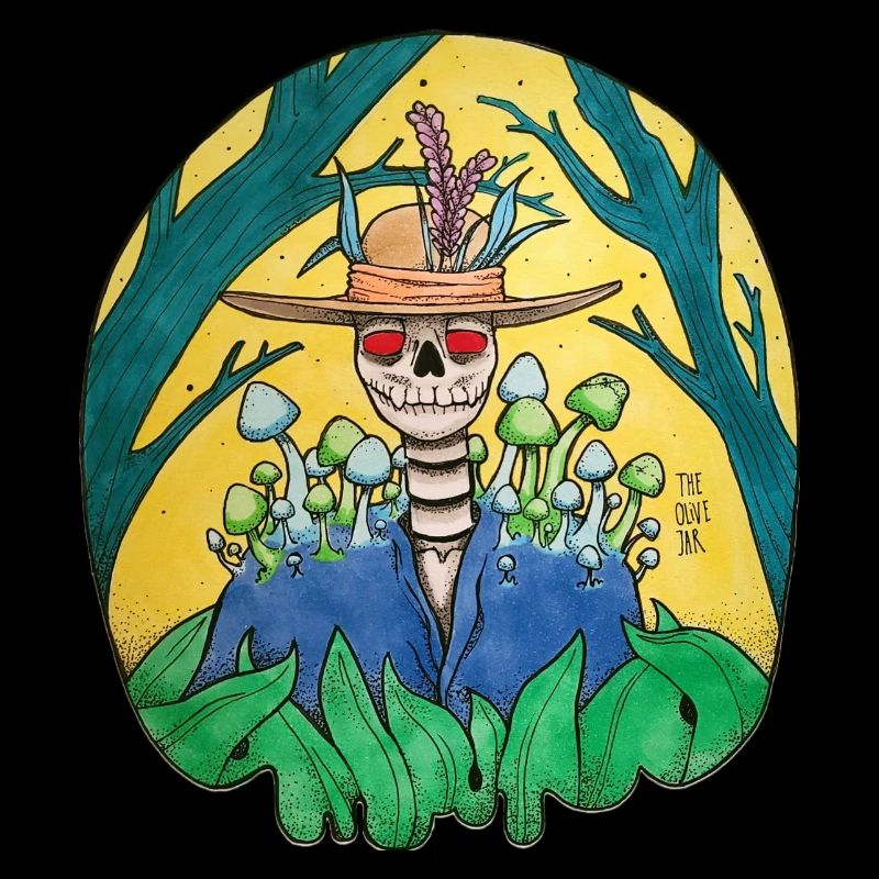 Skeleton with Hat