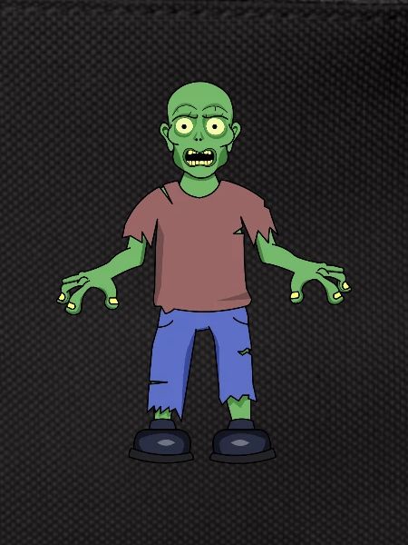 Scared Zombie