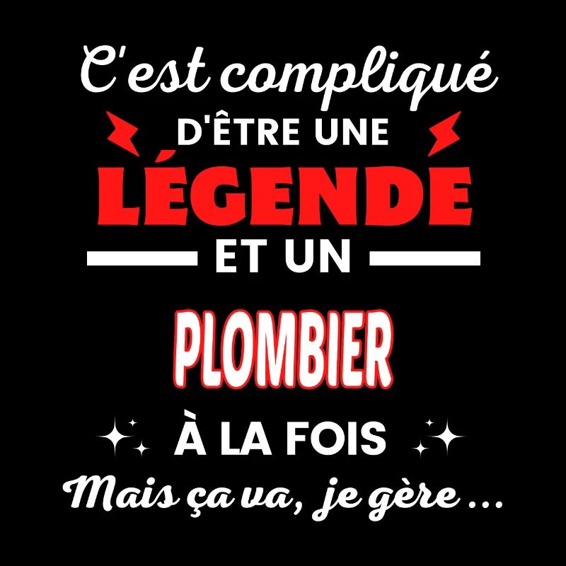 C'est compliqué phrase drôle PLOMBIER