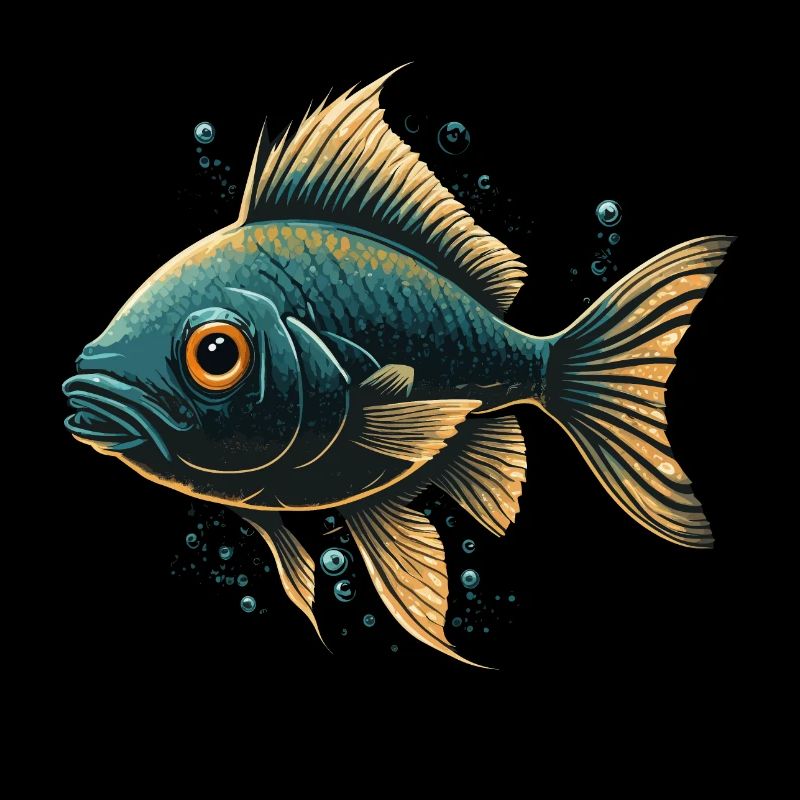 Belle illustration de poisson