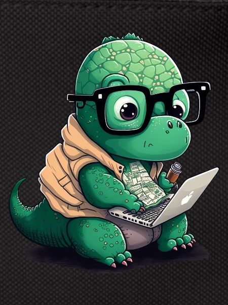 Cute Dino Who Programs